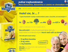 Tablet Screenshot of macushield.sk